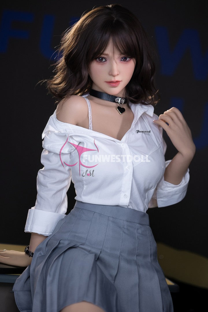 Alice FWD075: Poupée Sexuelle S-TPE Réaliste De Luxe 155cm, Bonnet F-Funwest-[Stock UE]