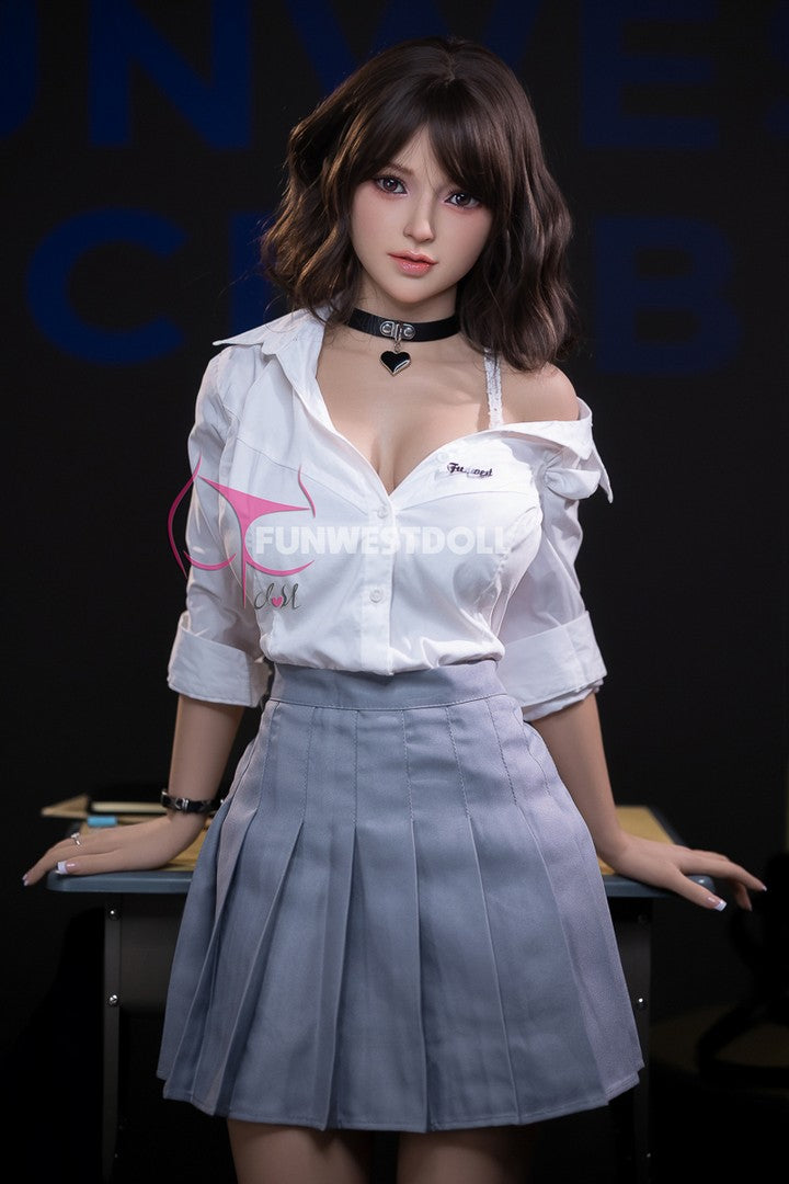 Alice FWD075: Poupée Sexuelle S-TPE Réaliste De Luxe 155cm, Bonnet F-Funwest-[Stock UE]