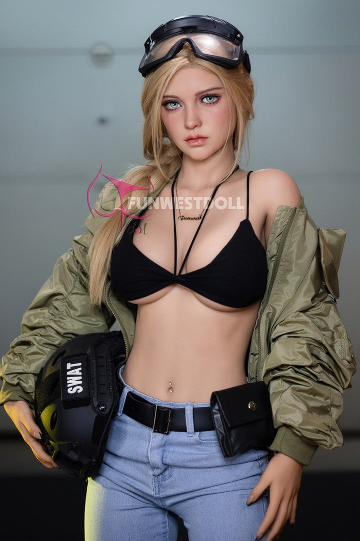 Bella FWD076: Poupée Sexuelle S-TPE Réaliste De Luxe 162cm, Bonnet F-FunWest-[Stock UE]