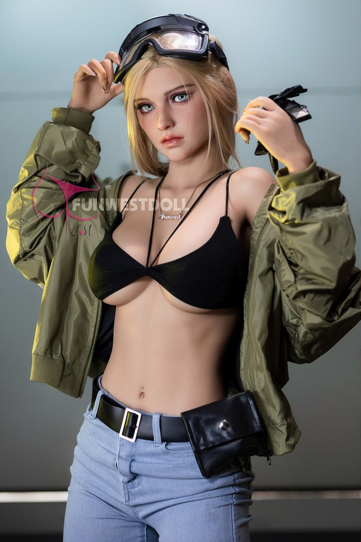 Bella FWD076: Poupée Sexuelle S-TPE Réaliste De Luxe 162cm, Bonnet F-FunWest-[Stock UE]